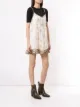 R13 silk floral print dress