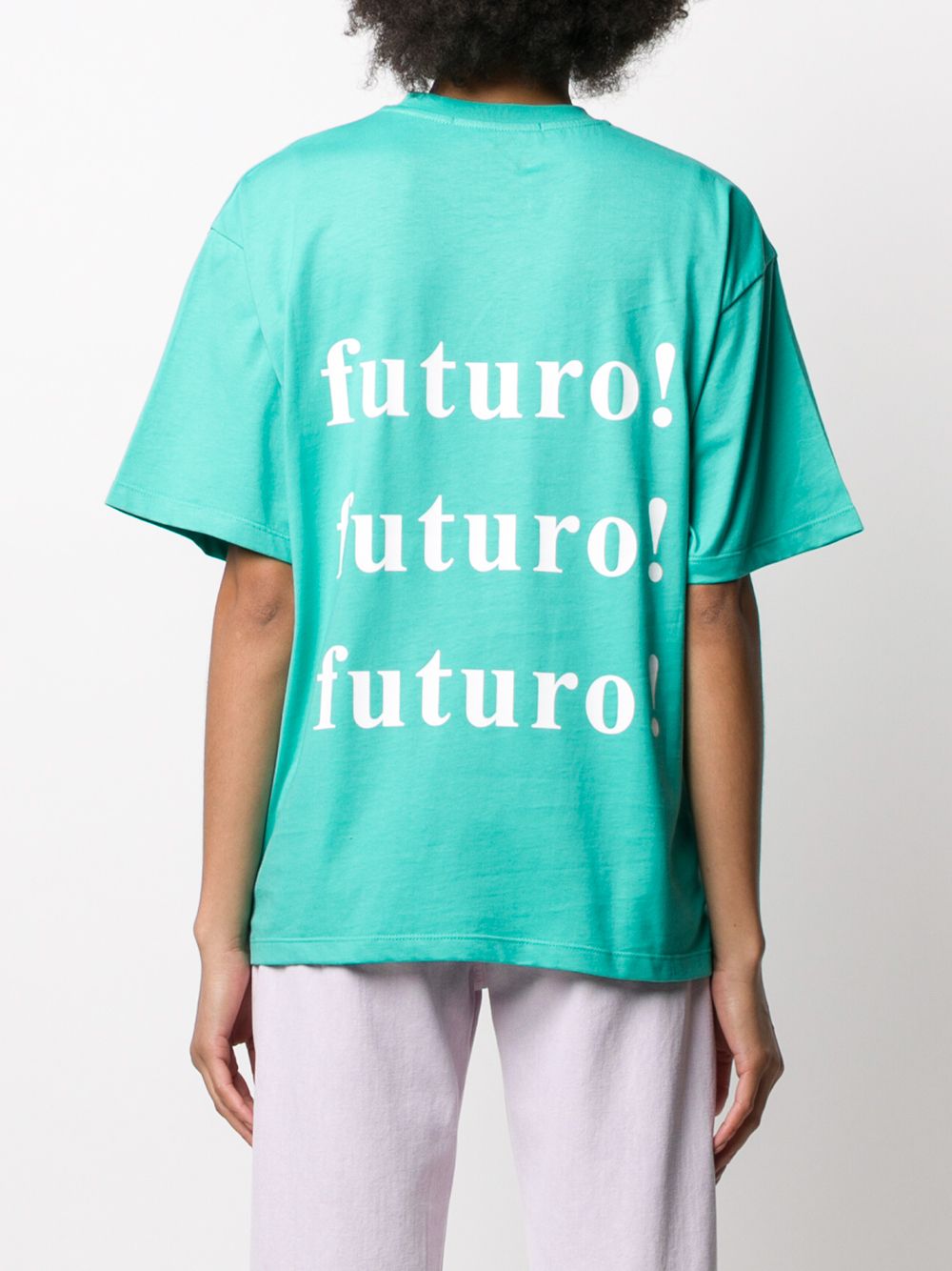 фото Msgm футболка с принтом futuro!