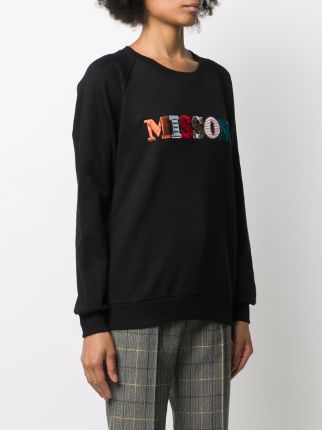 embroidered logo sweatshirt展示图