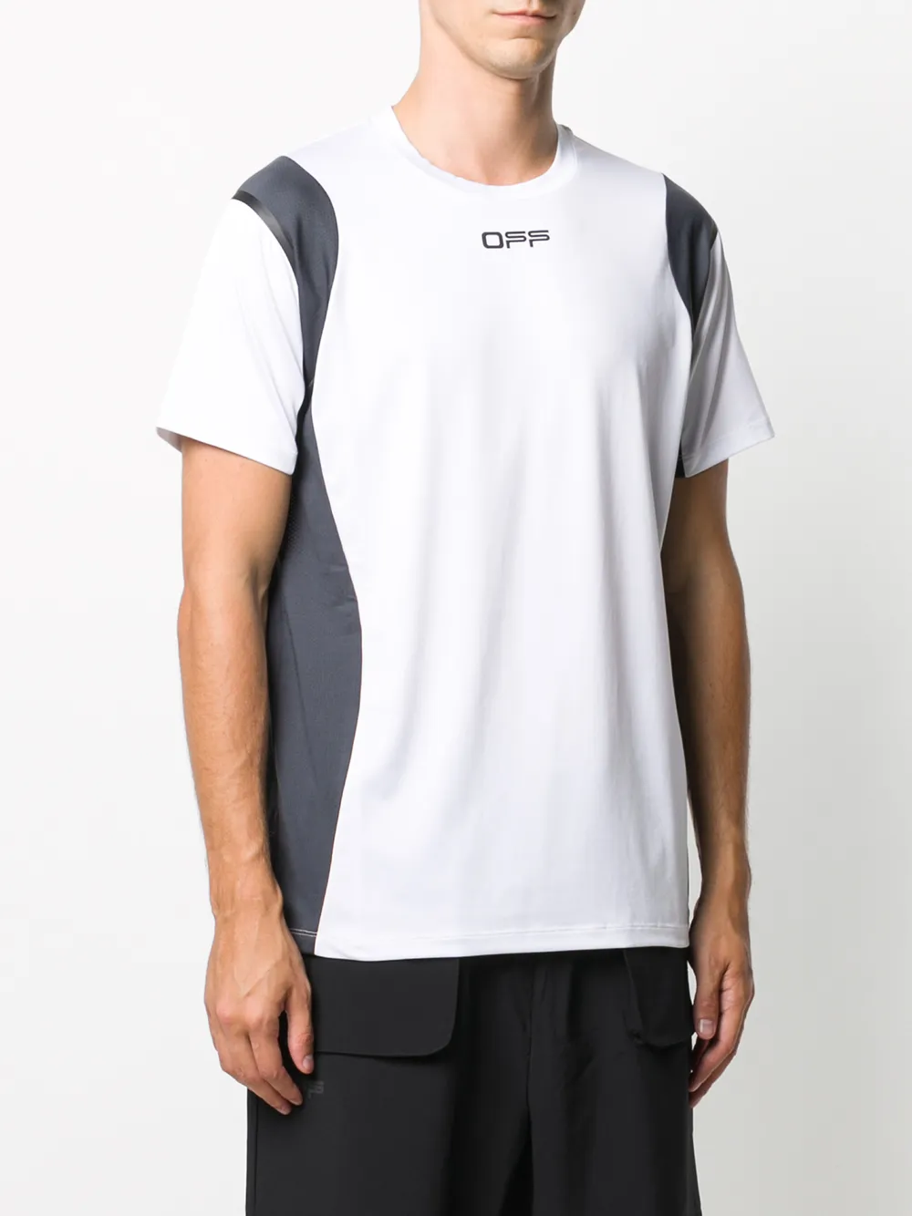  Off White Klassisches T Shirt   Weiß 