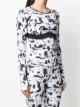 Off-White "Pattern" printed performance top