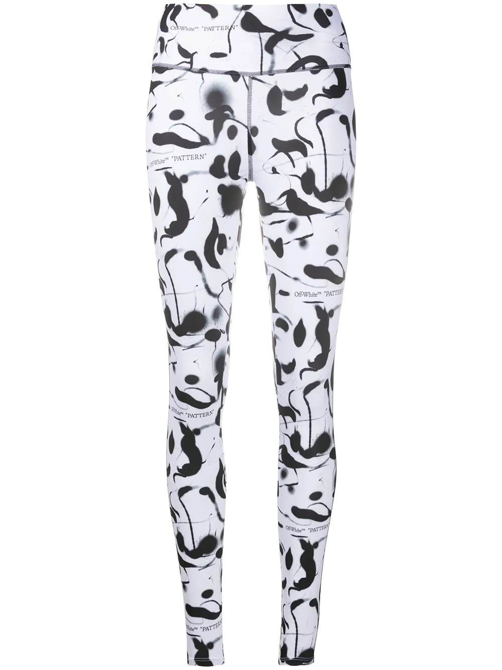 off white printed leggings