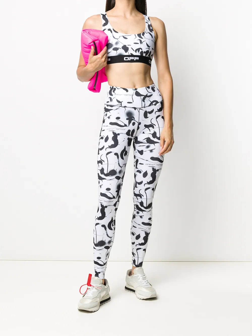 off white printed leggings