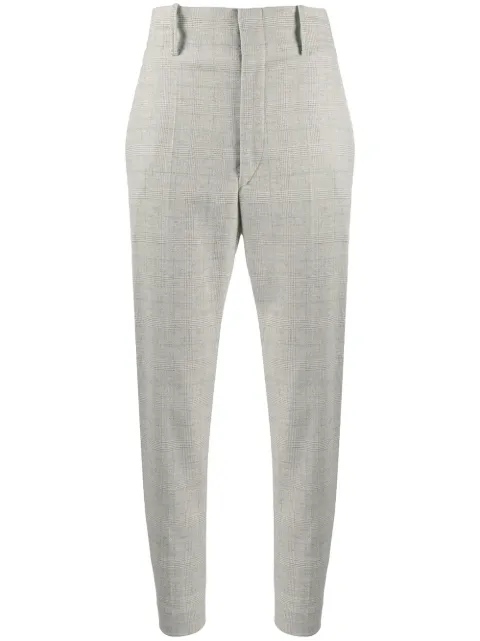 MARANT ÉTOILE pantalones de vestir con motivo de cuadros