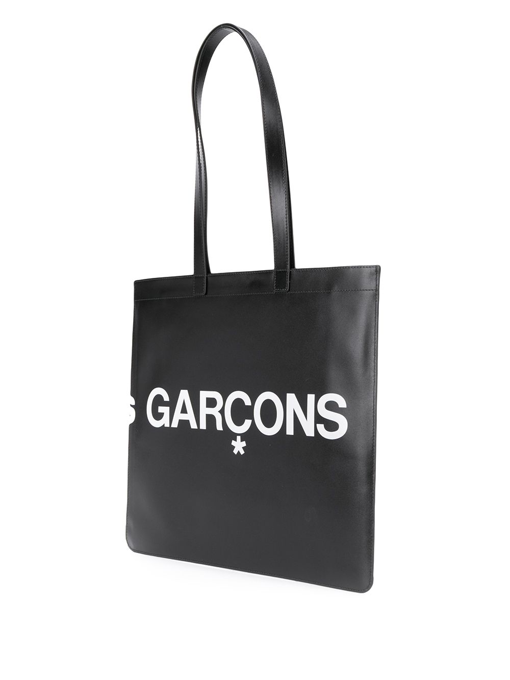 фото Comme des garçons wallet logo print tote