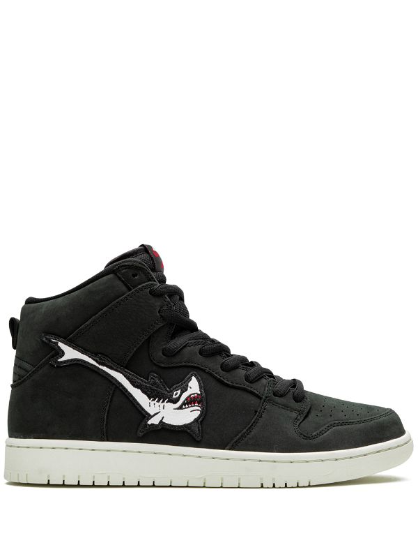 nike black leather dunks sneakers