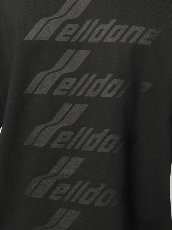 We11done オーバーサイズ ロゴ Tシャツ | ブラック | FARFETCH JP