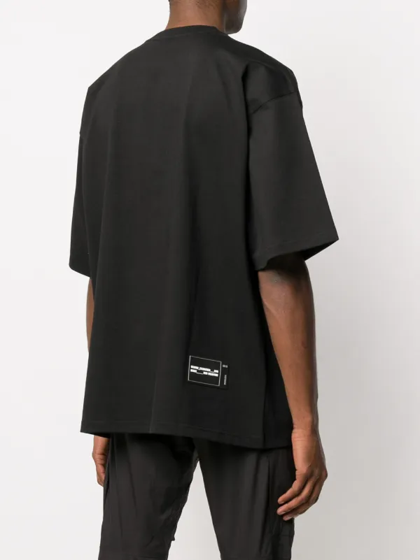 We11done オーバーサイズ ロゴ Tシャツ | ブラック | FARFETCH JP