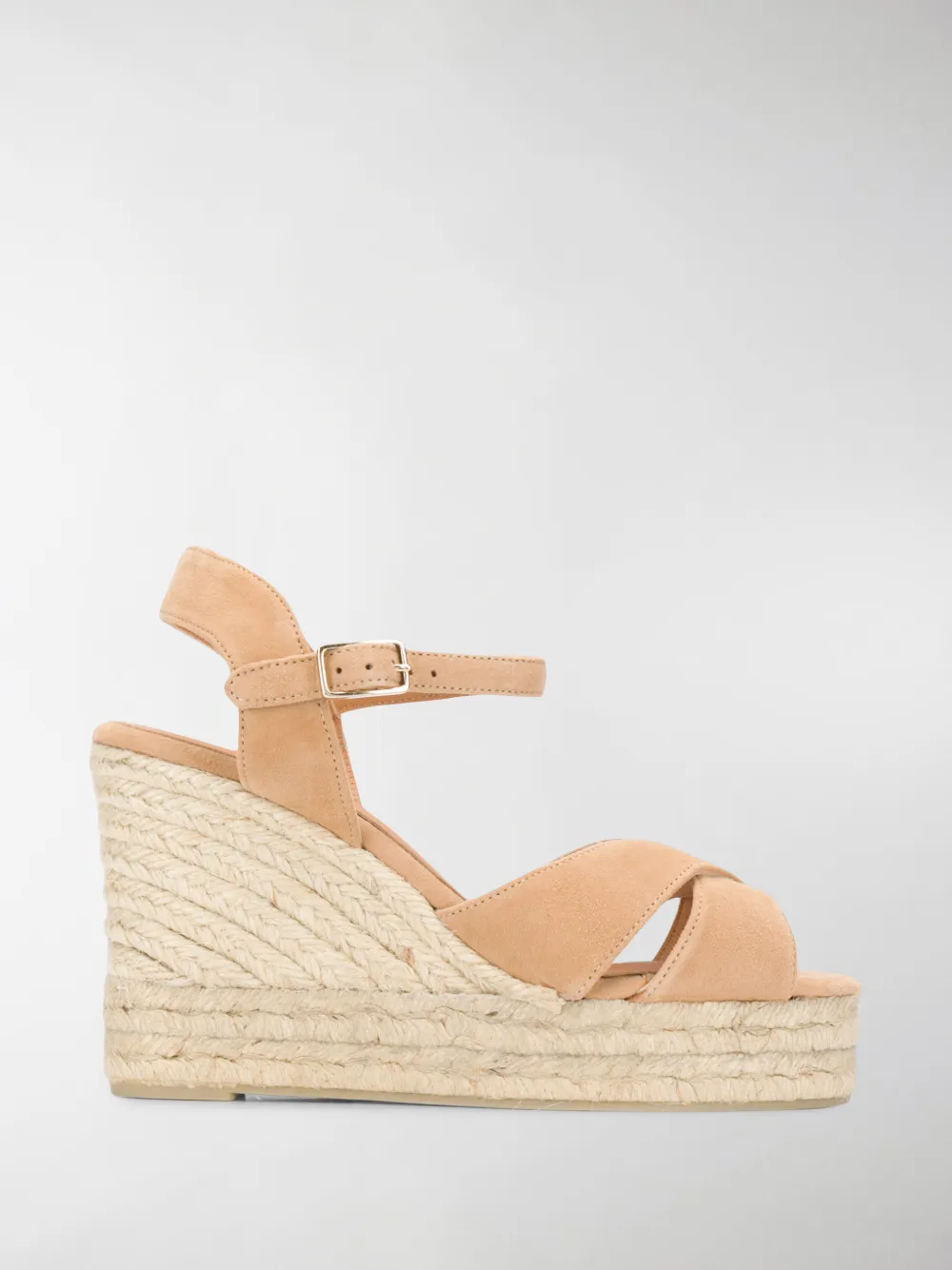 Castaã±er Blaudell Espadrille Wedge Sandals In Neutrals