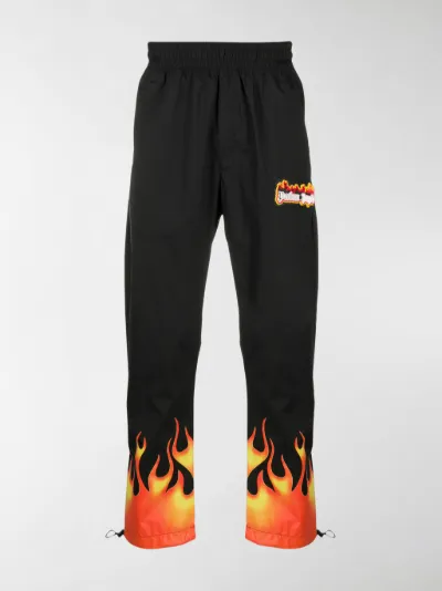 palm angels track pants flame