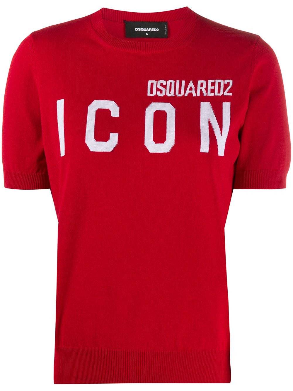 Shop Dsquared2 Gestricktes 'icon' Oberteil In Red