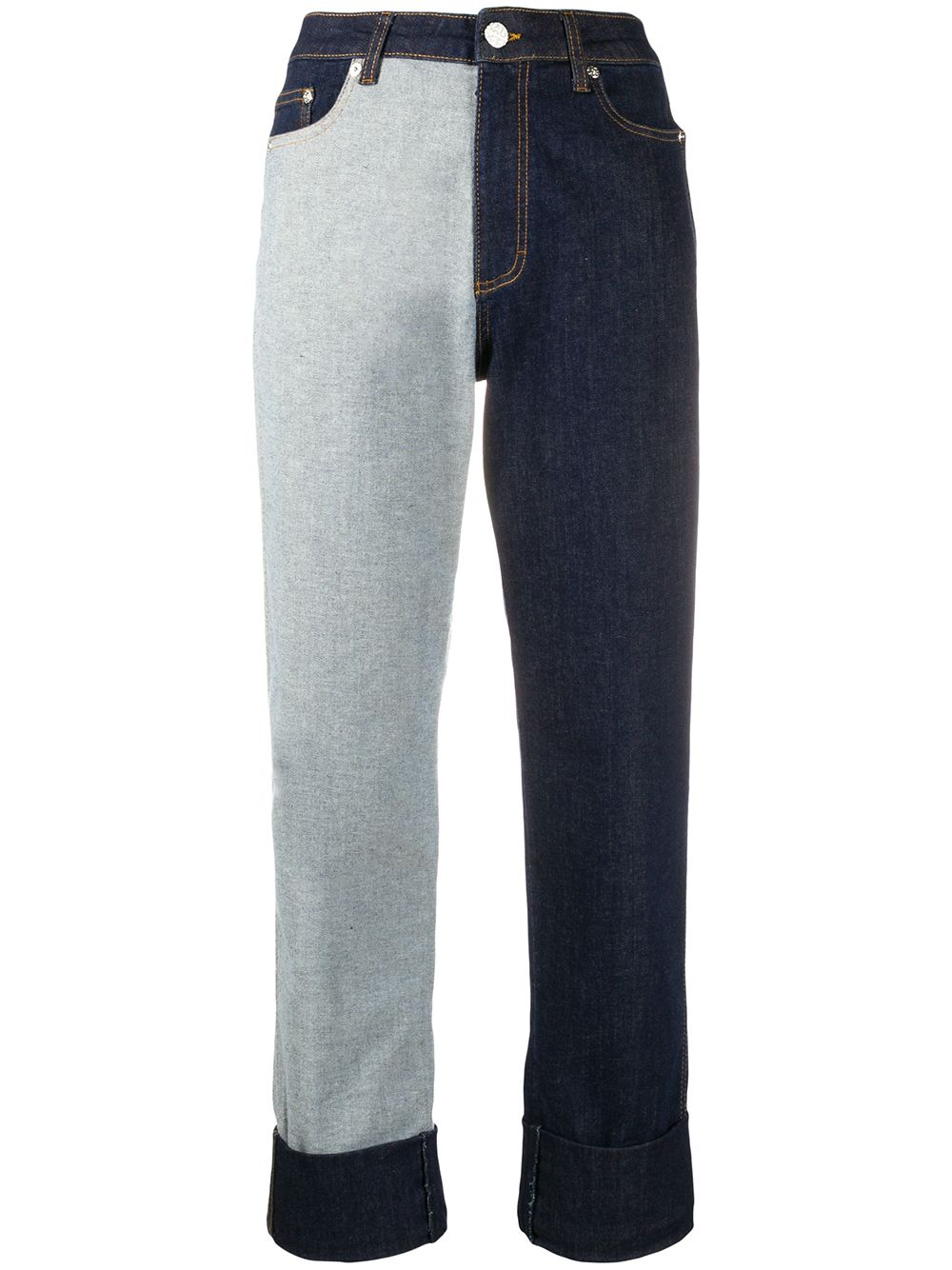 фото Baum und pferdgarten комбинированные джинсы бойфренды