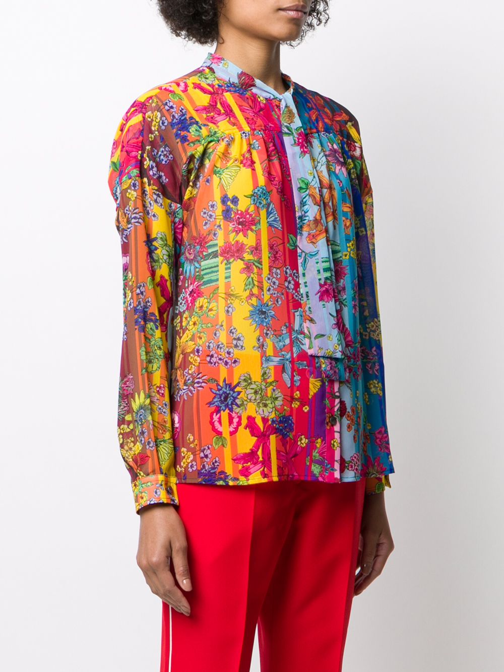 фото Golden goose stella floral-print blouse