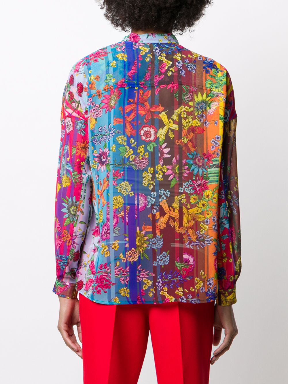 фото Golden goose stella floral-print blouse