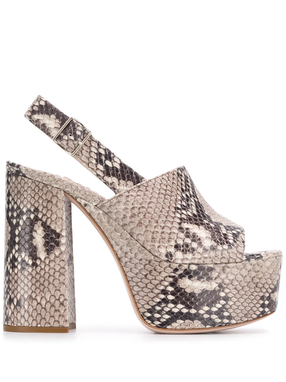 Miu Miu 130mm Snake In Grey
