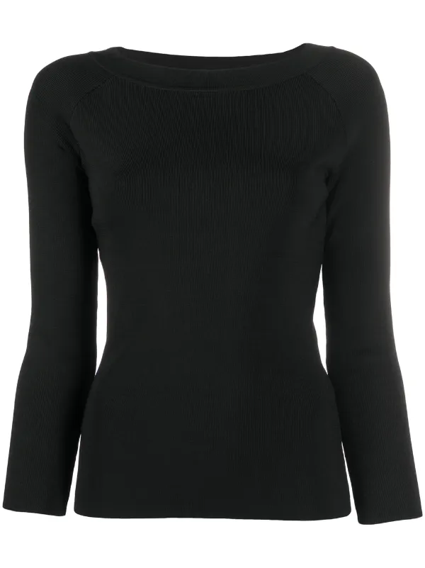 black armani jumper