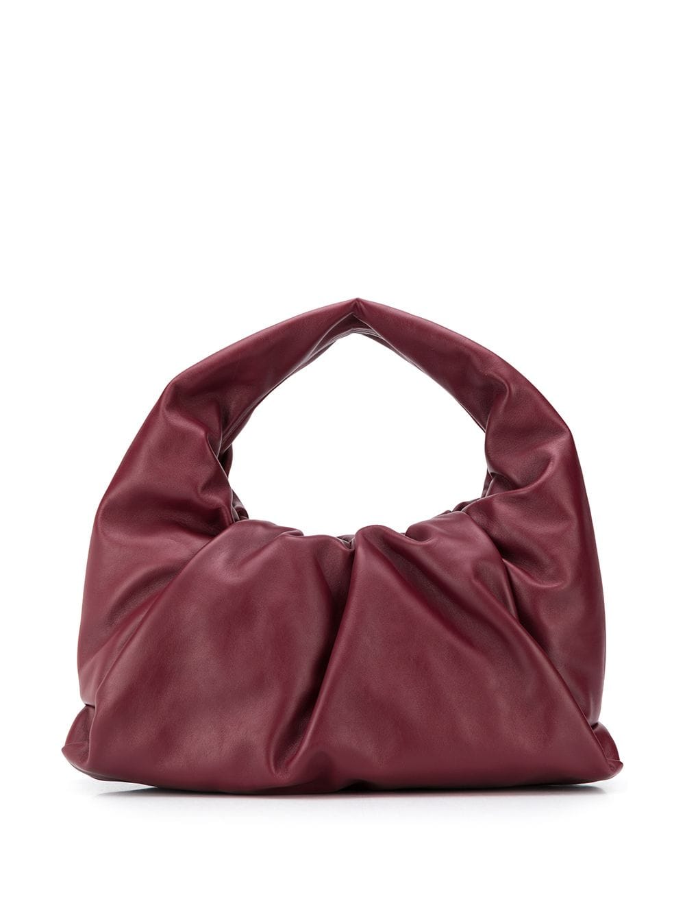 Shop Bottega Veneta The Shoulder Pouch Bag In Red