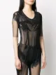 Y/Project sheer short-sleeved bodysuit