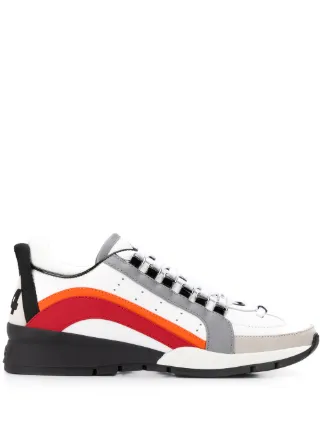 Shop white Dsquared2 551 low-top 