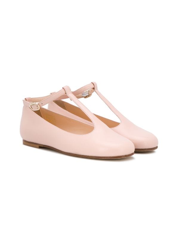 pink t bar shoes
