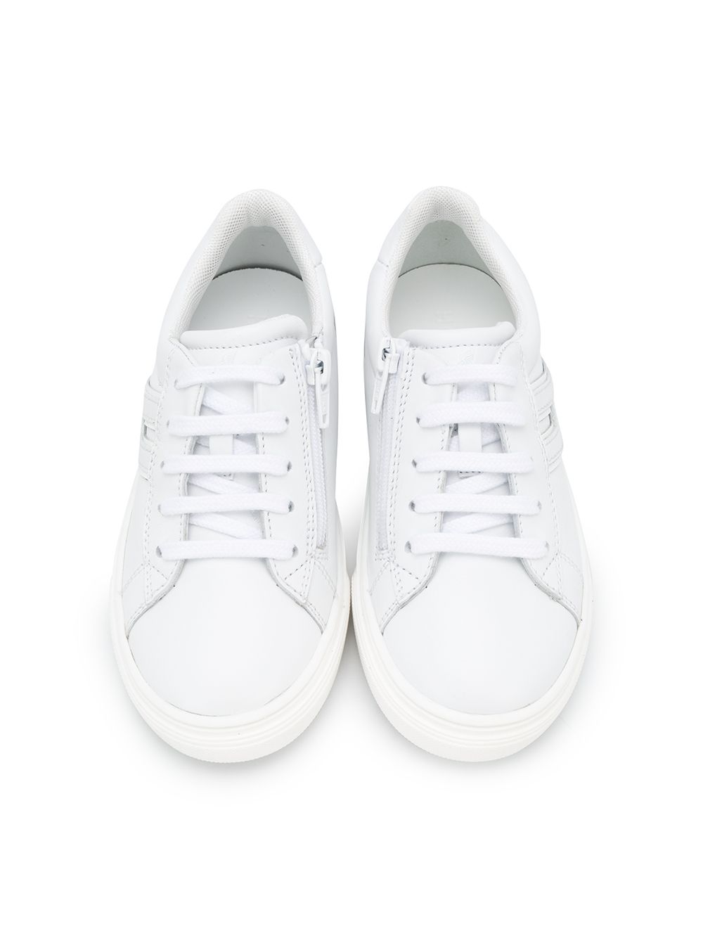 фото Hogan kids side zipped low top sneakers