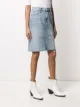 MOTHER jupe mi-longue à taille haute
