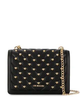 love moschino quilted cross body bag