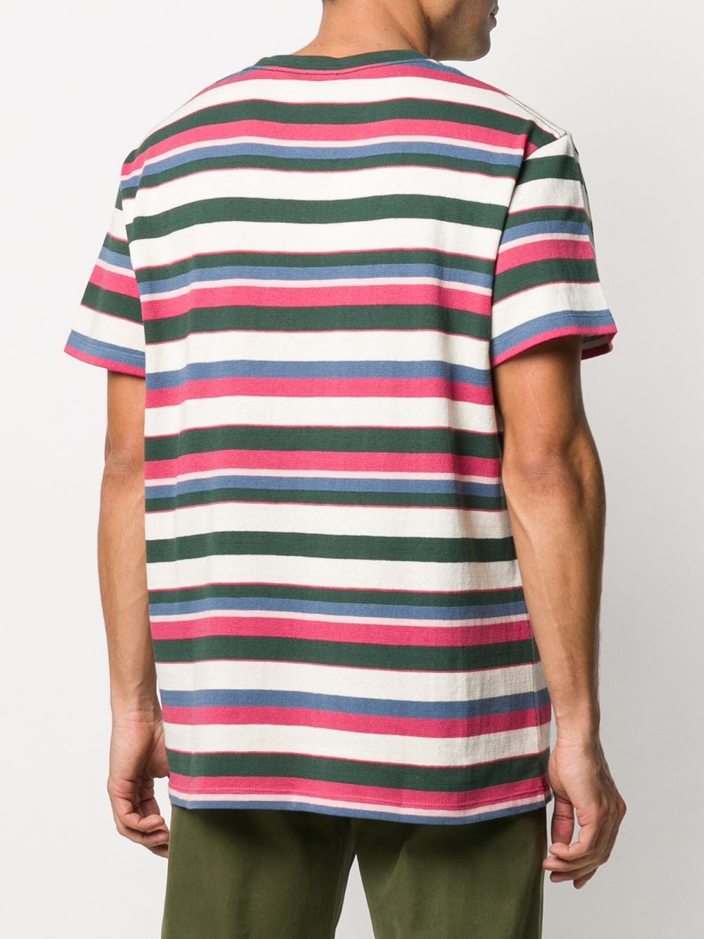 фото Loewe embroidered striped t-shirt