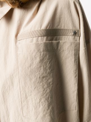 relaxed plain shirt展示图