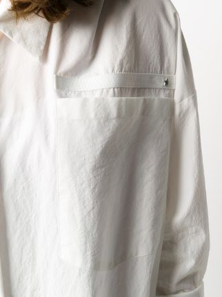 relaxed plain shirt展示图