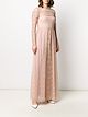 RED Valentino tulle lace maxi dress