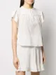 Isabel Marant blusa con canesú fruncido