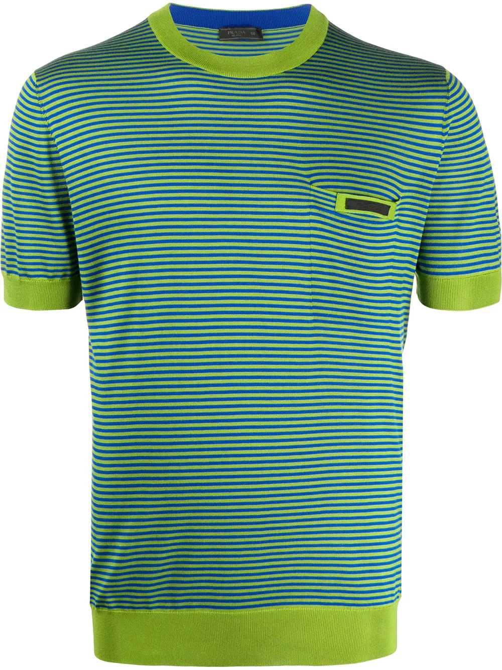 t-shirt rayé en maille