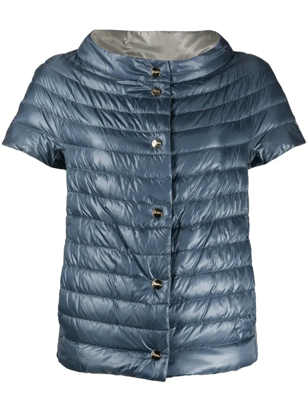 short sleeve down coat