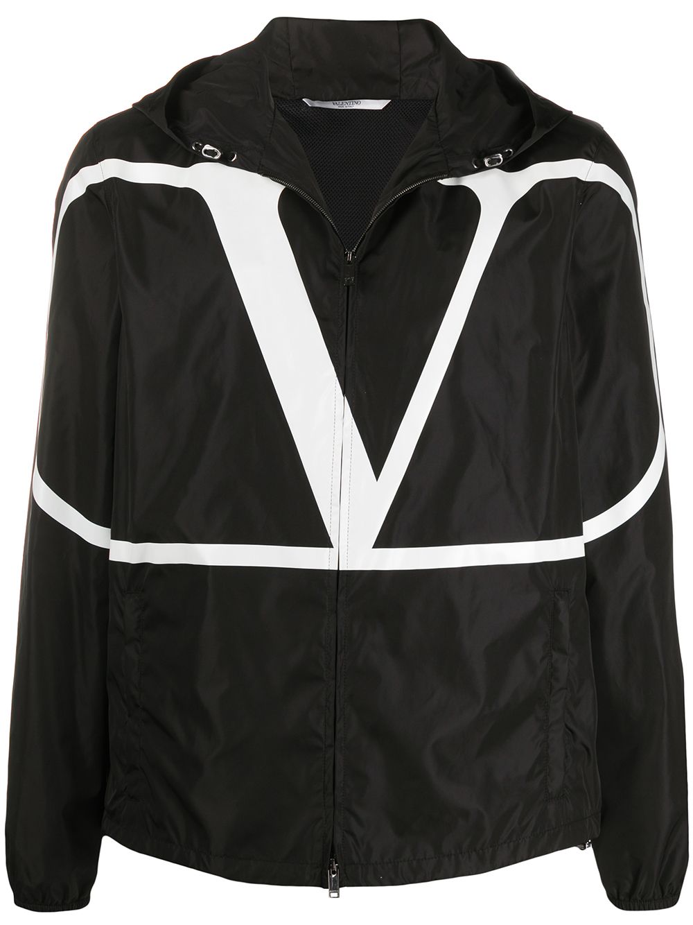 фото Valentino куртка с капюшоном и логотипом vlogo
