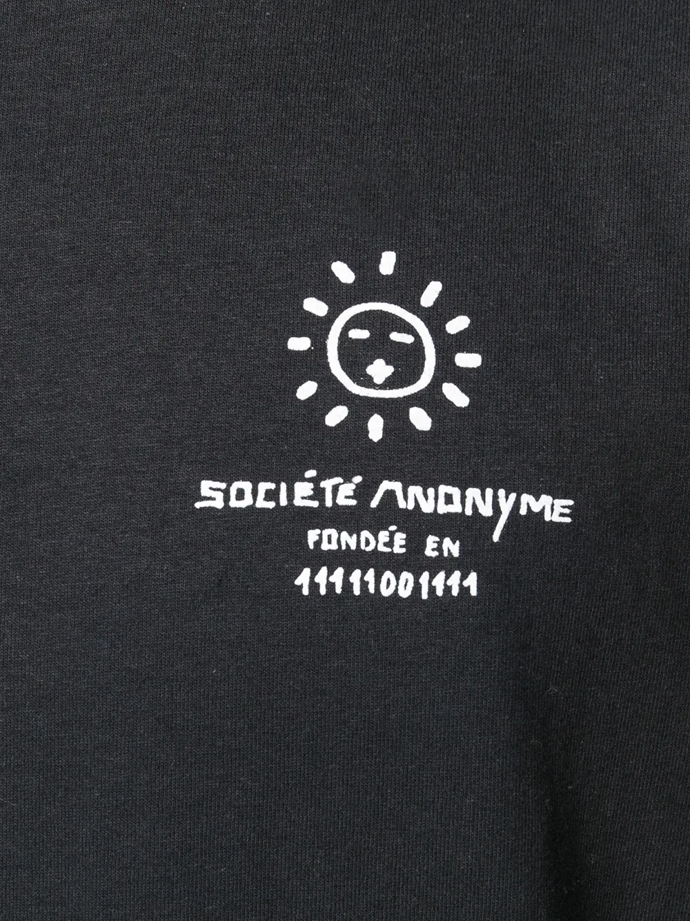 фото Société anonyme crew neck logo printed t-shirt