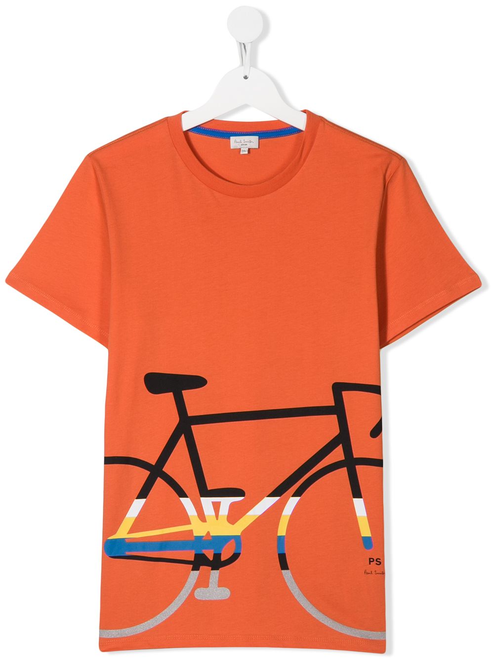 фото Paul smith junior teem bike-print cotton t-shirt