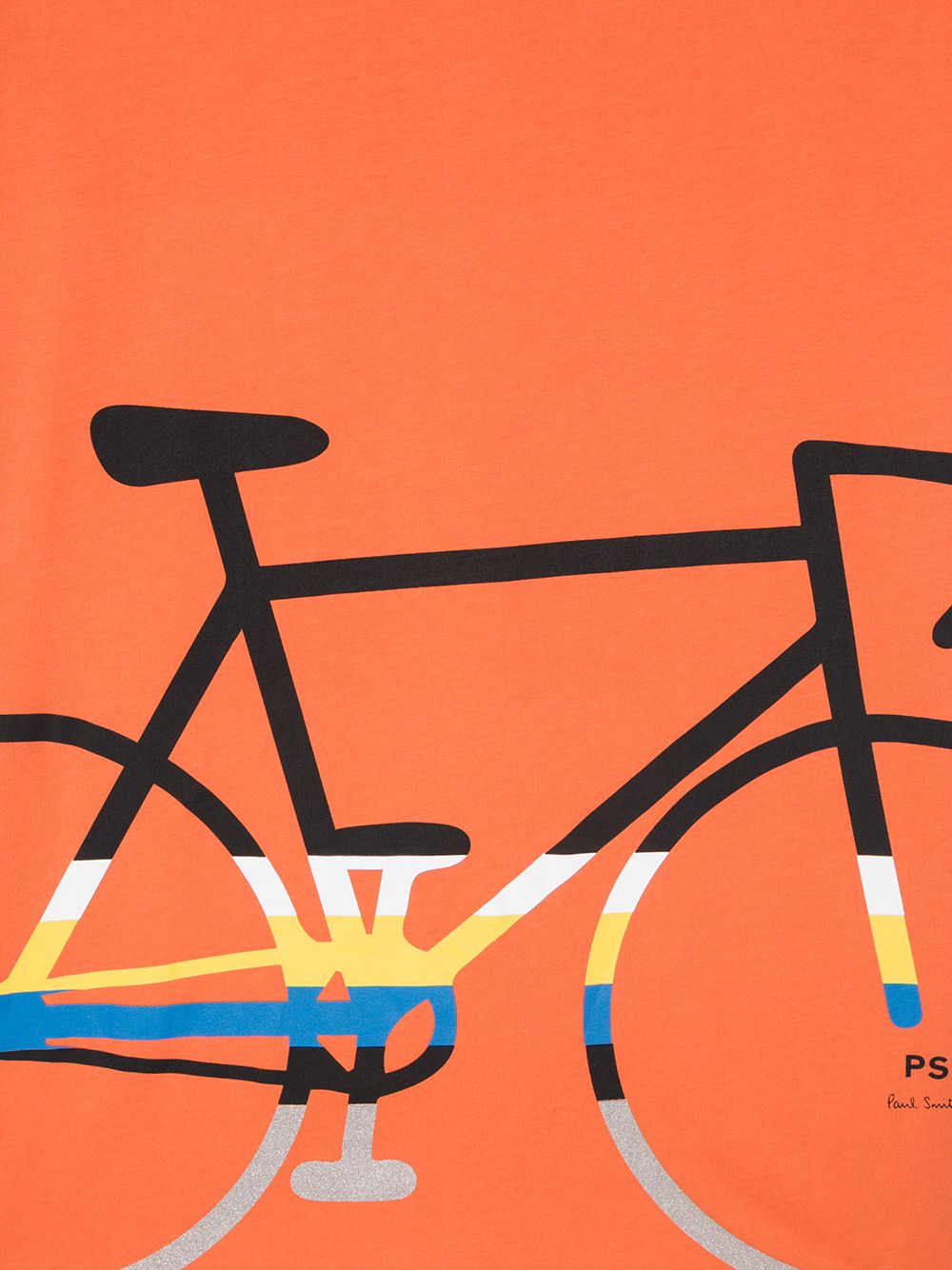 фото Paul smith junior teem bike-print cotton t-shirt