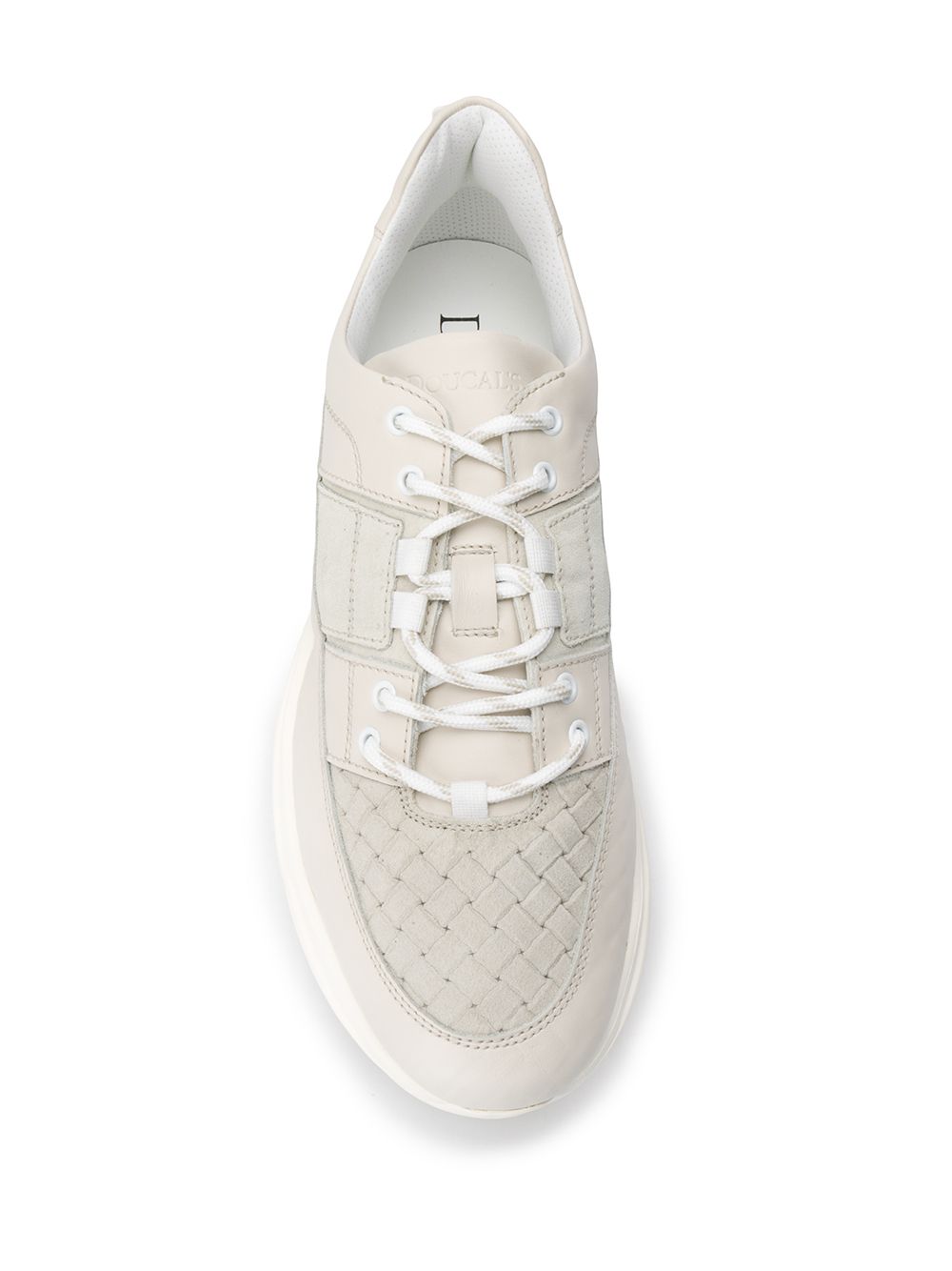 фото Doucal's woven panel sneakers