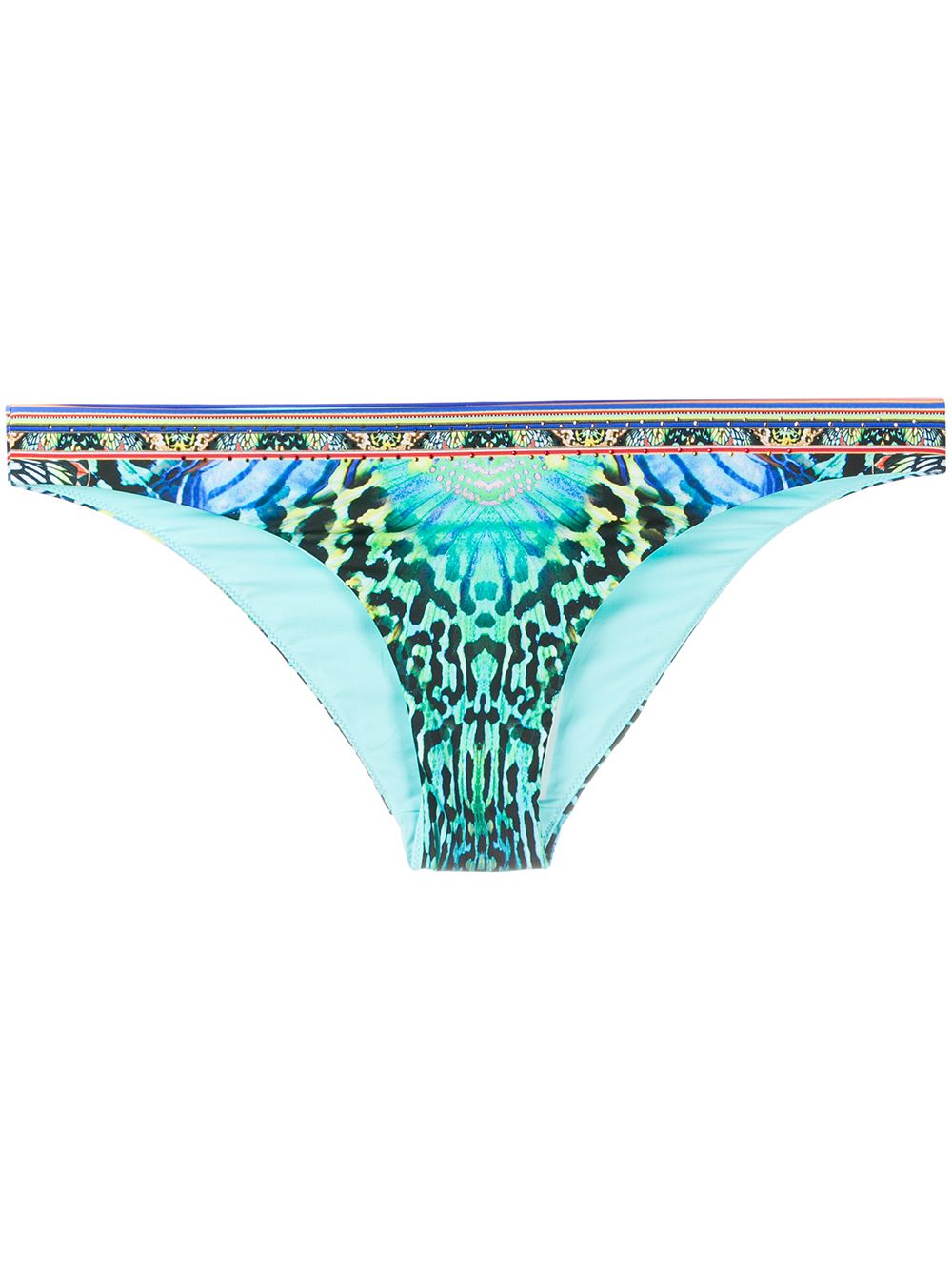 Camilla Reef Warrior Bikini Bottoms In Blue