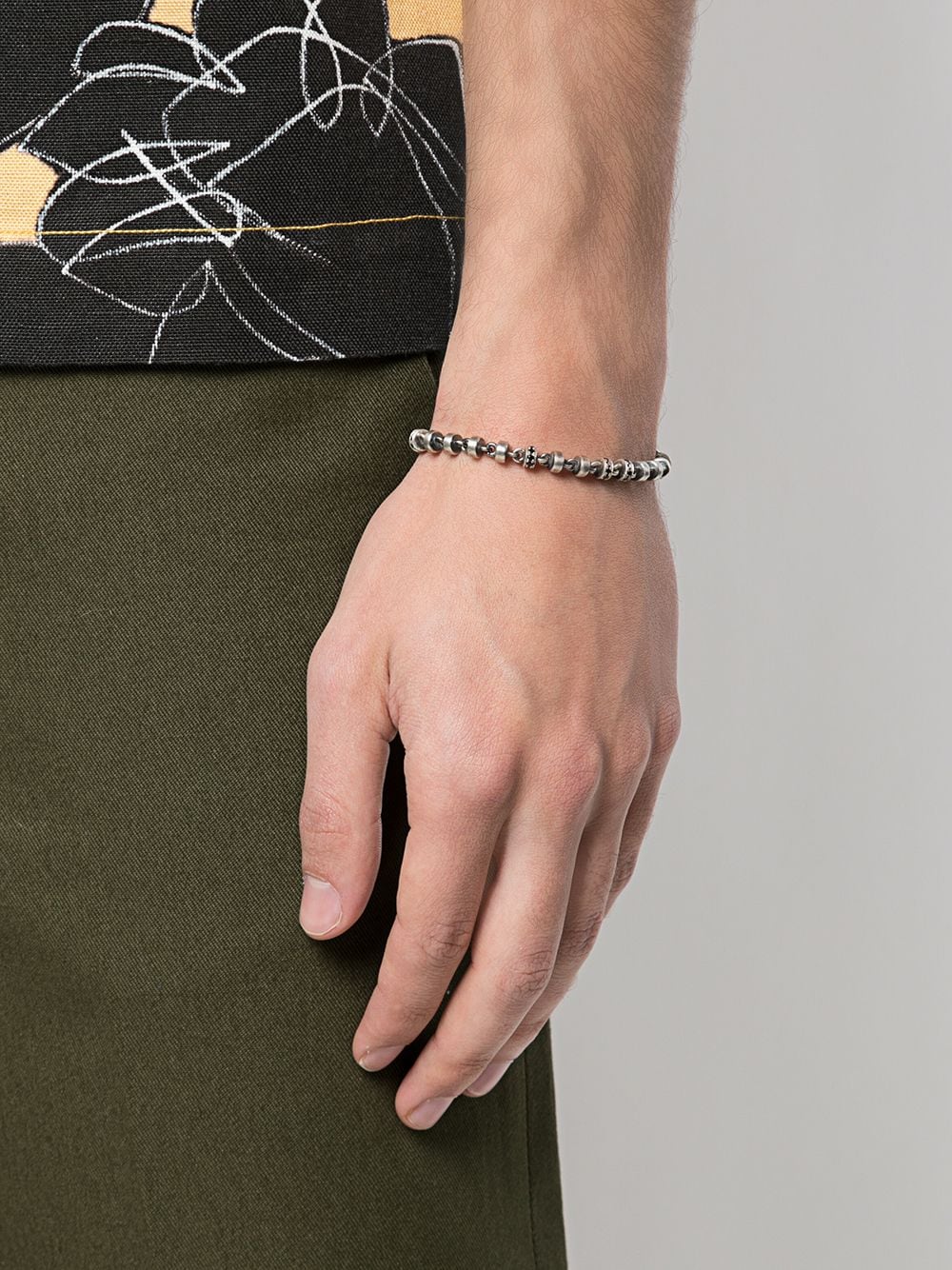 M.Cohen Armband met studs - Zilver
