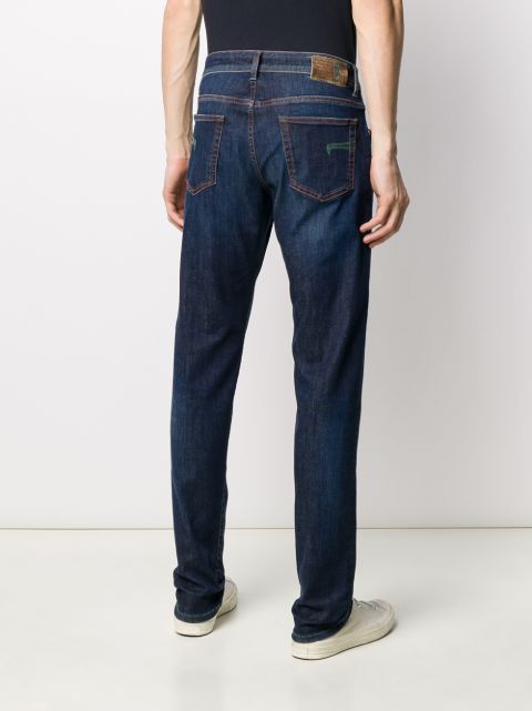 low rise straight jeans