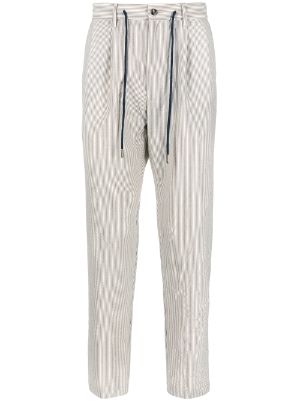 striped drawstring pants mens