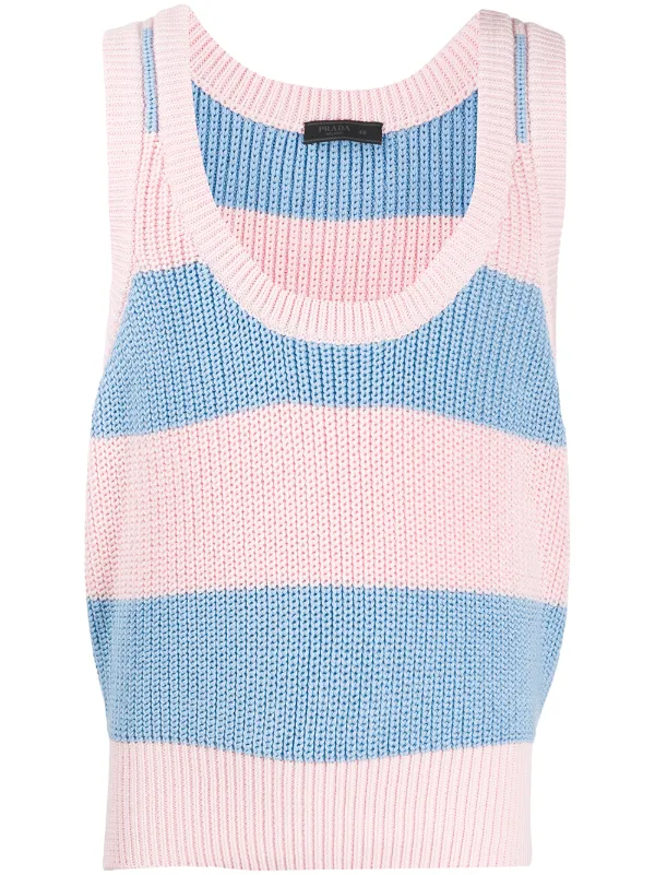 prada knit vest