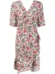 Image 1 of Isabel Marant Aroide V-neck ruched dress