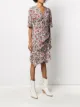 Isabel Marant Aroide V-neck ruched dress