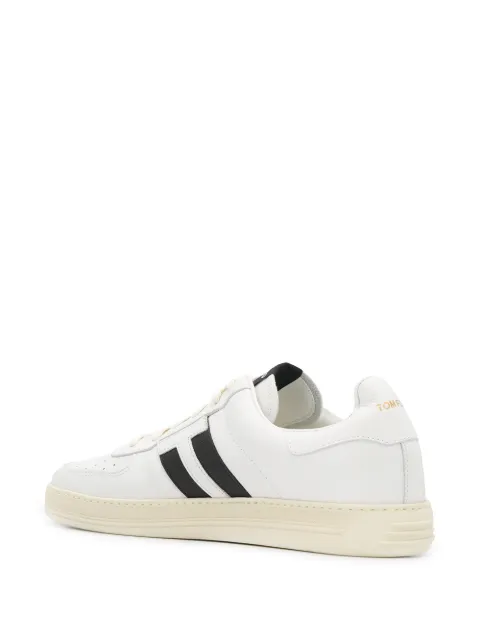 TOM FORD DOUBLE STRIPES LACE-UP SNEAKERS