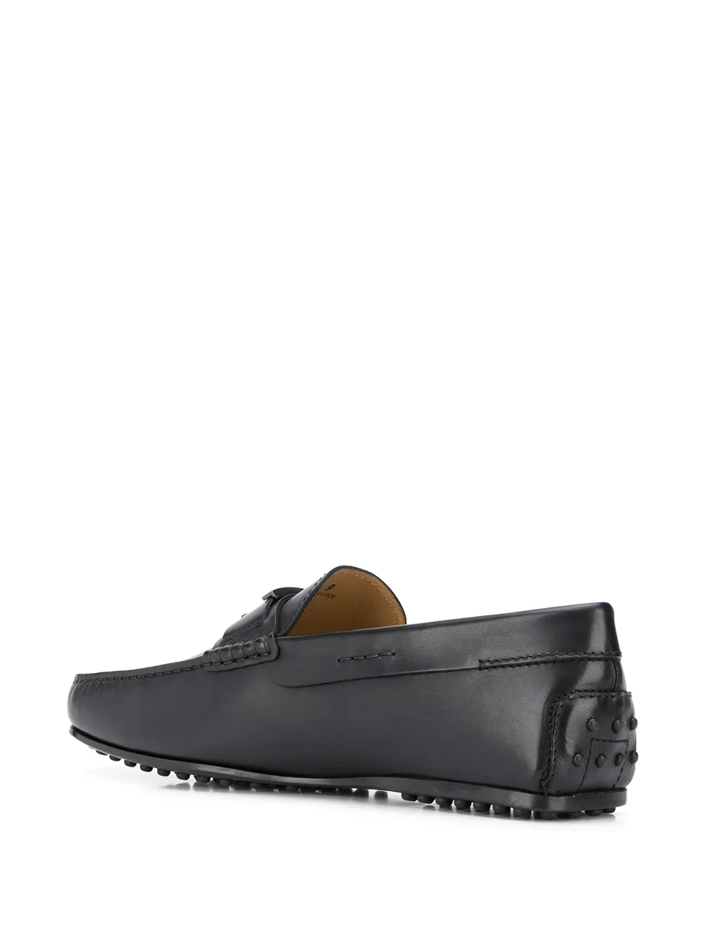 Tod's Loafers met logoplakkaat Zwart