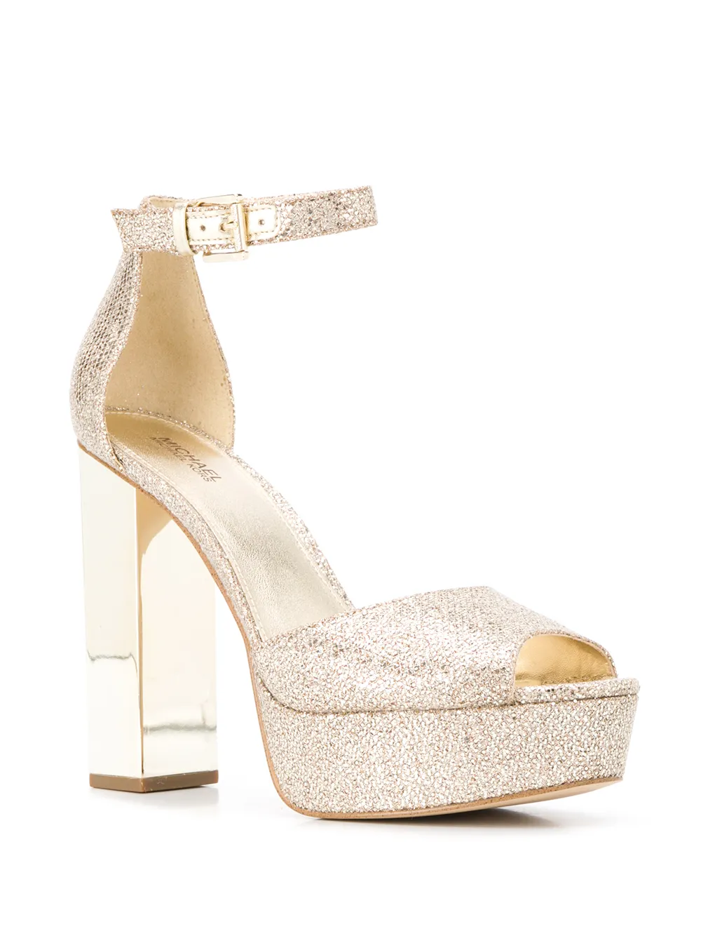 фото Michael michael kors lamé platform sandals