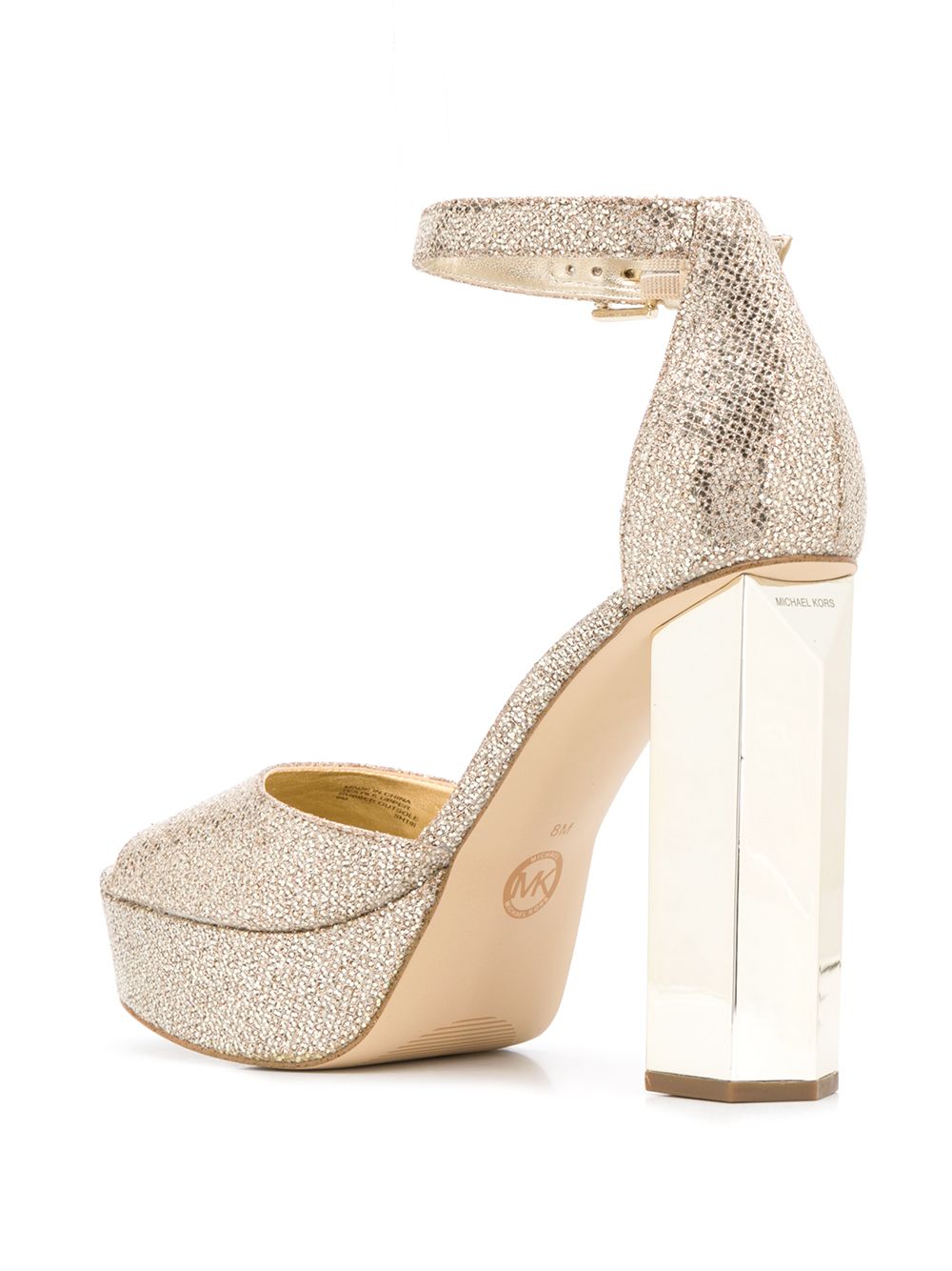 фото Michael michael kors lamé platform sandals